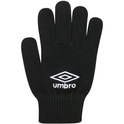 Umbro - Handschuhe, Jerseyware (Schwarz) Schwarz Einheitsgröße Umbro - Handschuhe, Jerseyware (Schwarz) Schwarz Einheitsgröße