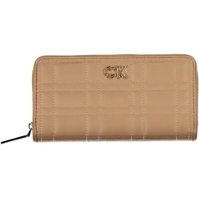 Calvin Klein Rautenstepp-Wallet Beige Bräunen Einheitsgröße Calvin Klein Rautenstepp-Wallet Beige Bräunen Einheitsgröße