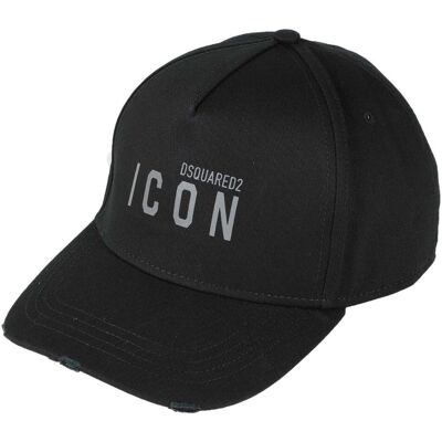 Dsquared2 Icon Logo Graues Logo Schwarzer Hut Schwarz Einheitsgröße Dsquared2 Icon Logo Graues Logo Schwarzer Hut Schwarz Einheitsgröße