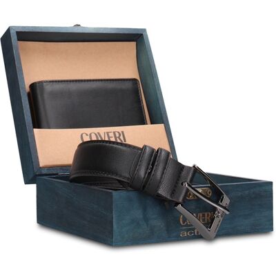 Enrico Coveri Geldbörsen- und Gürtel-Set Men Schwarz 135 cm (Gürtel) Enrico Coveri Geldbörsen- und Gürtel-Set Men Schwarz 135 cm (Gürtel)