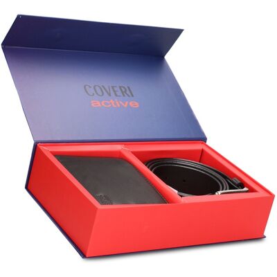 Enrico Coveri Geldbörsen- und Gürtel-Set Men Schwarz 135 cm (Gürtel) Enrico Coveri Geldbörsen- und Gürtel-Set Men Schwarz 135 cm (Gürtel)
