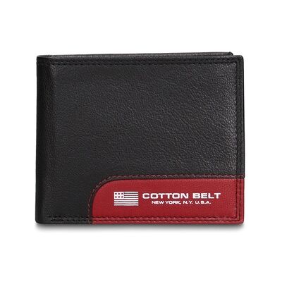 Cotton Belt Geldbörse Men Schwarz Rot Einheitsgröße Cotton Belt Geldbörse Men Schwarz Rot Einheitsgröße