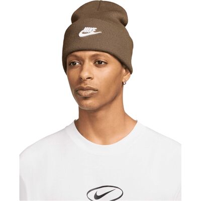 Nike - "Futura Peak" Mütze für Herren/Damen Unisex (Mosswood Braun/Weiß) Braun Einheitsgröße Nike - "Futura Peak" Mütze für Herren/Damen Unisex (Mosswood Braun/Weiß) Braun Einheitsgröße