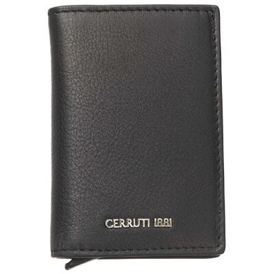 Cerruti 1881 schwarze Kalbsleder Geldbörse für Herren Schwarz Einheitsgröße Cerruti 1881 schwarze Kalbsleder Geldbörse für Herren Schwarz Einheitsgröße