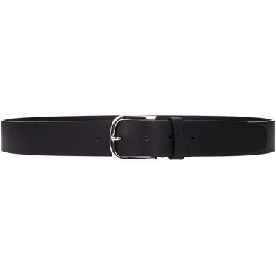 A.Testoni Testoni Schwarzer Leder-Gürtel Regular Schwarz 105cm A.Testoni Testoni Schwarzer Leder-Gürtel Regular Schwarz 105cm