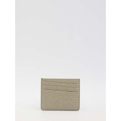 Maison Margiela Leder Kartenetui Grau Einheitsgröße Maison Margiela Leder Kartenetui Grau Einheitsgröße