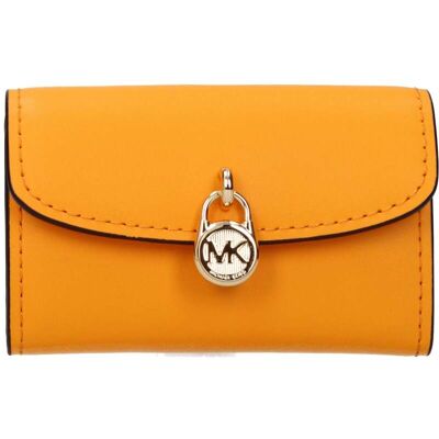 Michael Kors Orange Leder Geldbörse Orange Einheitsgröße Michael Kors Orange Leder Geldbörse Orange Einheitsgröße