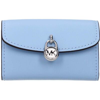 Michael Kors Hellblau Leder Geldbörse Blau Einheitsgröße Michael Kors Hellblau Leder Geldbörse Blau Einheitsgröße