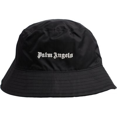 Palm Angels Bucket-Hut für Herren und Damen mit Logo PWLA011C99FAB0011001 Schwarz Einheitsgröße Palm Angels Bucket-Hut für Herren und Damen mit Logo PWLA011C99FAB0011001 Schwarz Einheitsgröße