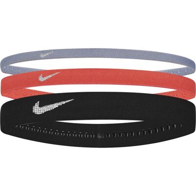 Nike - "Flex Classic" Stirnband (3er-Pack) (Schwarz/Violett/Orange Mischung) Schwarz Einheitsgröße Nike - "Flex Classic" Stirnband (3er-Pack) (Schwarz/Violett/Orange Mischung) Schwarz Einheitsgröße