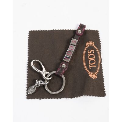 TOD'S Buchstaben-Anhänger Schlüsselanhänger Braun Einheitsgröße TOD'S Buchstaben-Anhänger Schlüsselanhänger Braun Einheitsgröße