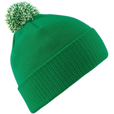 Beechfield - Mütze für Herren/Damen Unisex (Irisches Grün/Weiß) Grün Einheitsgröße Beechfield - Mütze für Herren/Damen Unisex (Irisches Grün/Weiß) Grün Einheitsgröße