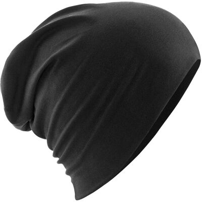 Beechfield - "Hemsedal" Schlabbermütze für Herren/Damen Unisex (Schwarz) Schwarz Einheitsgröße Beechfield - "Hemsedal" Schlabbermütze für Herren/Damen Unisex (Schwarz) Schwarz Einheitsgröße