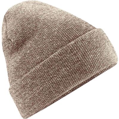Beechfield Unisex Strickmütze für Erwachsene (Keks) Braun Einheitsgröße Beechfield Unisex Strickmütze für Erwachsene (Keks) Braun Einheitsgröße