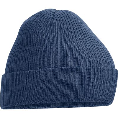 Beechfield - Mütze gerippt für Herren/Damen Unisex (Stahlblau) Blau Einheitsgröße Beechfield - Mütze gerippt für Herren/Damen Unisex (Stahlblau) Blau Einheitsgröße