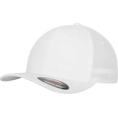 Flexfit - "Tactel" Baseball-Mütze (Weiß) Weiß L/XL Flexfit - "Tactel" Baseball-Mütze (Weiß) Weiß L/XL