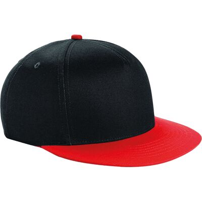 Beechfield - "Original" Snapback Mütze Flacher Schirm (Schwarz) Schwarz Einheitsgröße Beechfield - "Original" Snapback Mütze Flacher Schirm (Schwarz) Schwarz Einheitsgröße