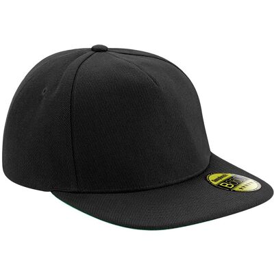 Beechfield - "Original" Snapback Mütze Flacher Schirm für Herren/Damen Unisex (Schwarz) Schwarz Einheitsgröße Beechfield - "Original" Snapback Mütze Flacher Schirm für Herren/Damen Unisex (Schwarz) Schwarz Einheitsgröße
