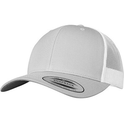Flexfit - Trucker Cap Zweifarbig (Silber/Weiß) Grau Einheitsgröße Flexfit - Trucker Cap Zweifarbig (Silber/Weiß) Grau Einheitsgröße