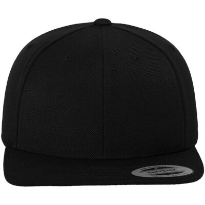Flexfit - "Classic" Snapback Mütze für Herren/Damen Unisex (Schwarz) Schwarz Einheitsgröße Flexfit - "Classic" Snapback Mütze für Herren/Damen Unisex (Schwarz) Schwarz Einheitsgröße