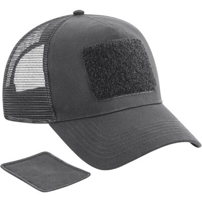 Beechfield - Trucker Cap Snapback (Graphitgrau) Grau Einheitsgröße Beechfield - Trucker Cap Snapback (Graphitgrau) Grau Einheitsgröße