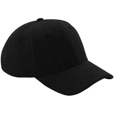 Beechfield Unisex Jersey Baseball Kappe (Schwarz) Schwarz Einheitsgröße Beechfield Unisex Jersey Baseball Kappe (Schwarz) Schwarz Einheitsgröße