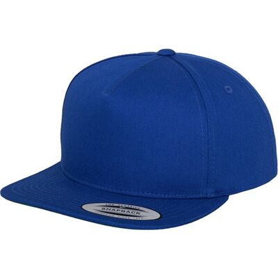 Flexfit - "Classic" Snapback Mütze 5 Segmente (Königsblau) Blau Einheitsgröße Flexfit - "Classic" Snapback Mütze 5 Segmente (Königsblau) Blau Einheitsgröße