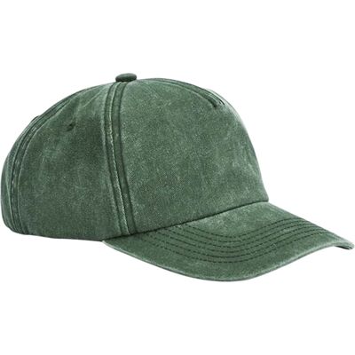 Beechfield - "Relaxed" Baseball-Mütze 5 Segmente (Vintage Flaschengrü) Grün Einheitsgröße Beechfield - "Relaxed" Baseball-Mütze 5 Segmente (Vintage Flaschengrü) Grün Einheitsgröße