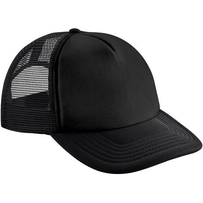 Beechfield - Trucker Cap Snapback für Kinder (Schwarz) Schwarz Einheitsgröße Beechfield - Trucker Cap Snapback für Kinder (Schwarz) Schwarz Einheitsgröße