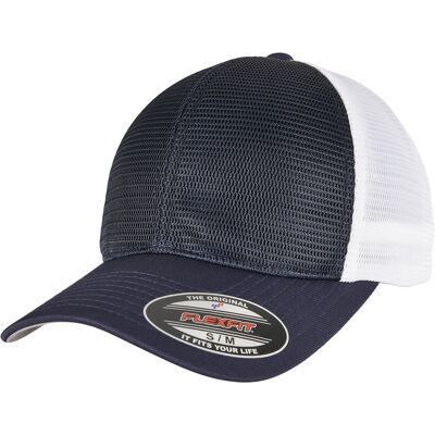 Flexfit - "360" Kappe, Omnimesh (Marine/Weiß) Marine S/M Flexfit - "360" Kappe, Omnimesh (Marine/Weiß) Marine S/M