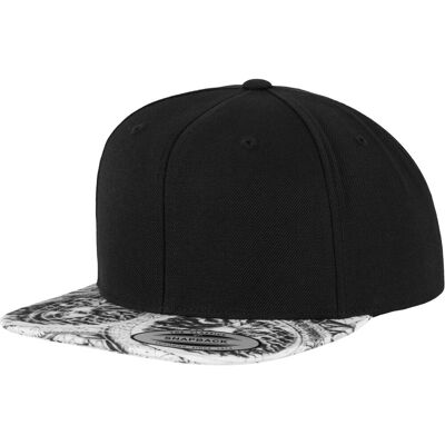 Flexfit - Snapback Mütze (Schwarz/Weiß) Schwarz Einheitsgröße Flexfit - Snapback Mütze (Schwarz/Weiß) Schwarz Einheitsgröße
