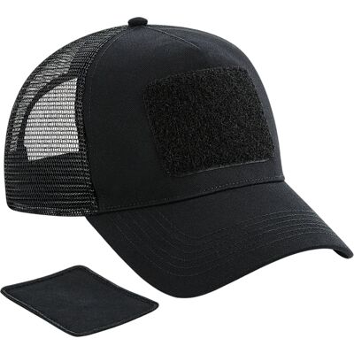 Beechfield - Trucker Cap Snapback (Schwarz) Schwarz Einheitsgröße Beechfield - Trucker Cap Snapback (Schwarz) Schwarz Einheitsgröße