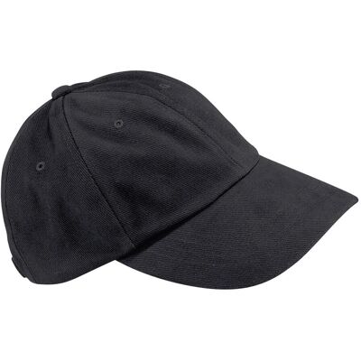 Beechfield - Kappe Niedriges Profil für Herren/Damen Unisex (Schwarz) Schwarz Einheitsgröße Beechfield - Kappe Niedriges Profil für Herren/Damen Unisex (Schwarz) Schwarz Einheitsgröße