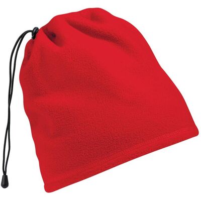 Beechfield - Snood-Kappe Suprafleece für Herren/Damen Unisex (Rot) Rot Einheitsgröße Beechfield - Snood-Kappe Suprafleece für Herren/Damen Unisex (Rot) Rot Einheitsgröße