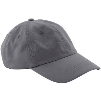 Beechfield - Baseball-Mütze Verkleidet (Graphit) Schwarz Einheitsgröße Beechfield - Baseball-Mütze Verkleidet (Graphit) Schwarz Einheitsgröße