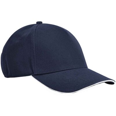 Beechfield - "EarthAware Classic" Baseball-Mütze 5 Segmente (Dunkelblau/Weiß) Navy blau Einheitsgröße Beechfield - "EarthAware Classic" Baseball-Mütze 5 Segmente (Dunkelblau/Weiß) Navy blau Einheitsgröße