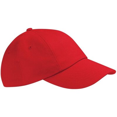 Beechfield - Baseball-Mütze Niedriges Profil (Rot) Rot Einheitsgröße Beechfield - Baseball-Mütze Niedriges Profil (Rot) Rot Einheitsgröße