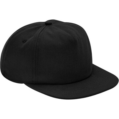 Beechfield - Kappe Unstrukturiert (Schwarz) Schwarz Einheitsgröße Beechfield - Kappe Unstrukturiert (Schwarz) Schwarz Einheitsgröße