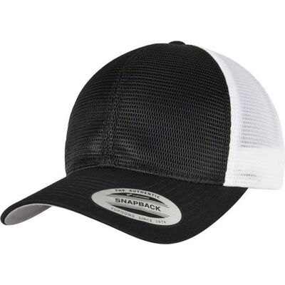 Flexfit - "360" Kappe (Schwarz/Weiß) Schwarz Einheitsgröße Flexfit - "360" Kappe (Schwarz/Weiß) Schwarz Einheitsgröße