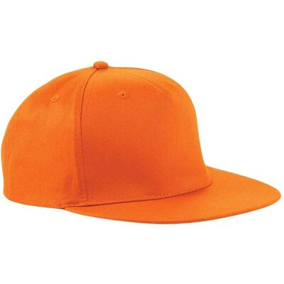 Beechfield - "Rapper" Kappe 5 Segmente (Orange) Orange Einheitsgröße Beechfield - "Rapper" Kappe 5 Segmente (Orange) Orange Einheitsgröße