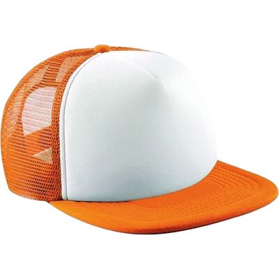 Beechfield - Trucker Cap Snapback (Orange) Orange Einheitsgröße Beechfield - Trucker Cap Snapback (Orange) Orange Einheitsgröße