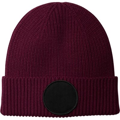Beechfield - "Fashion" Mütze Runder Aufnäher (Burgunderrot/Schwarz) Burgund Einheitsgröße Beechfield - "Fashion" Mütze Runder Aufnäher (Burgunderrot/Schwarz) Burgund Einheitsgröße