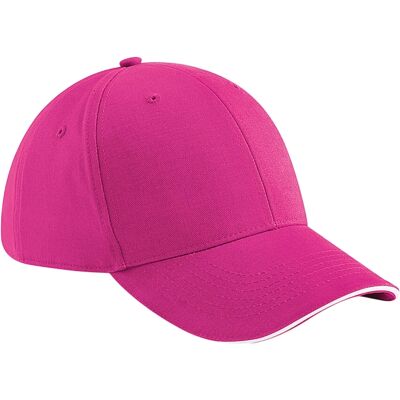 Beechfield - "Athleisure" Kappe 6 Segmente (Fuchsie/Weiß) Fuchsie Einheitsgröße Beechfield - "Athleisure" Kappe 6 Segmente (Fuchsie/Weiß) Fuchsie Einheitsgröße