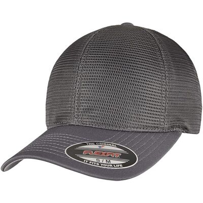 Flexfit - "360 Omnimesh" Baseball-Mütze (Holzkohle) Holzkohle Einheitsgröße Flexfit - "360 Omnimesh" Baseball-Mütze (Holzkohle) Holzkohle Einheitsgröße