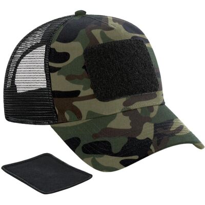 Beechfield - Herren/Damen Unisex Trucker Cap (Dschungel Camo) Tarnung Einheitsgröße Beechfield - Herren/Damen Unisex Trucker Cap (Dschungel Camo) Tarnung Einheitsgröße
