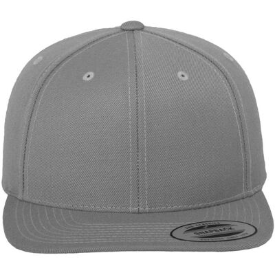 Flexfit - "Classic" Snapback Mütze für Herren/Damen Unisex (Silber) Silber Einheitsgröße Flexfit - "Classic" Snapback Mütze für Herren/Damen Unisex (Silber) Silber Einheitsgröße