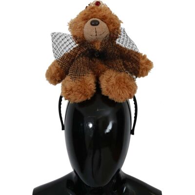 Dolce & Gabbana Teddy Bear Gold Crystal Krone Tiara Diadem Haarband Gold Einheitsgröße Dolce & Gabbana Teddy Bear Gold Crystal Krone Tiara Diadem Haarband Gold Einheitsgröße