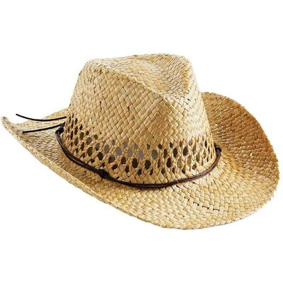 Beechfield - Cowboyhut für Herren/Damen Unisex (Natürlich) Natürlich Einheitsgröße Beechfield - Cowboyhut für Herren/Damen Unisex (Natürlich) Natürlich Einheitsgröße