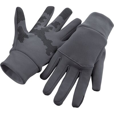 Beechfield - Sports Tech Handschuhe, Softshell (Graphitgrau) Grau S/M Beechfield - Sports Tech Handschuhe, Softshell (Graphitgrau) Grau S/M