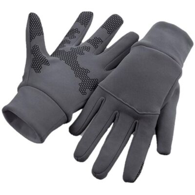Beechfield - Herren Sports Tech Handschuhe, Softshell (Graphit) Schwarz L/XL Beechfield - Herren Sports Tech Handschuhe, Softshell (Graphit) Schwarz L/XL